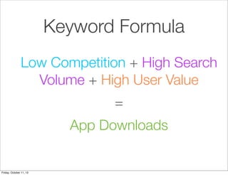 ASO Hacks: App Store Optimization Cheat Sheet | PDF