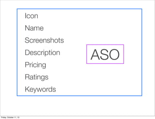 ASO Hacks: App Store Optimization Cheat Sheet | PDF