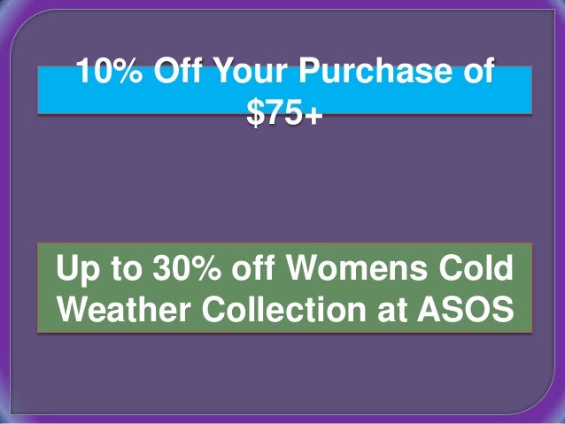 Asos voucher codes