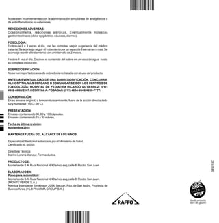 Asotrex prospecto pacientes_raffo | PDF