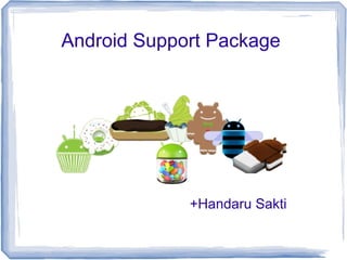 Android Support Package




             +Handaru Sakti
 