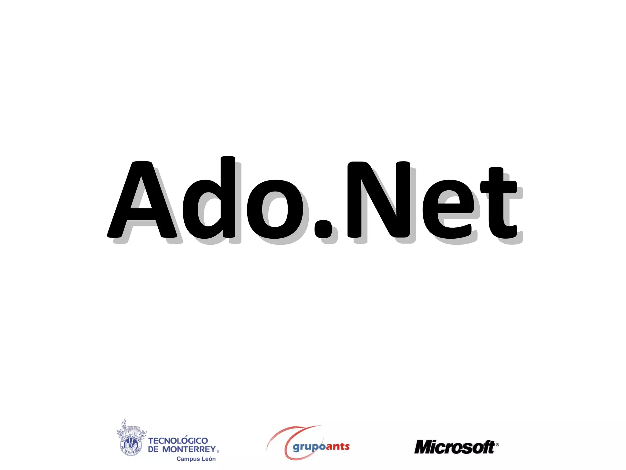 Ado.Net 