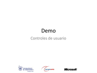 Demo Controles de usuario 