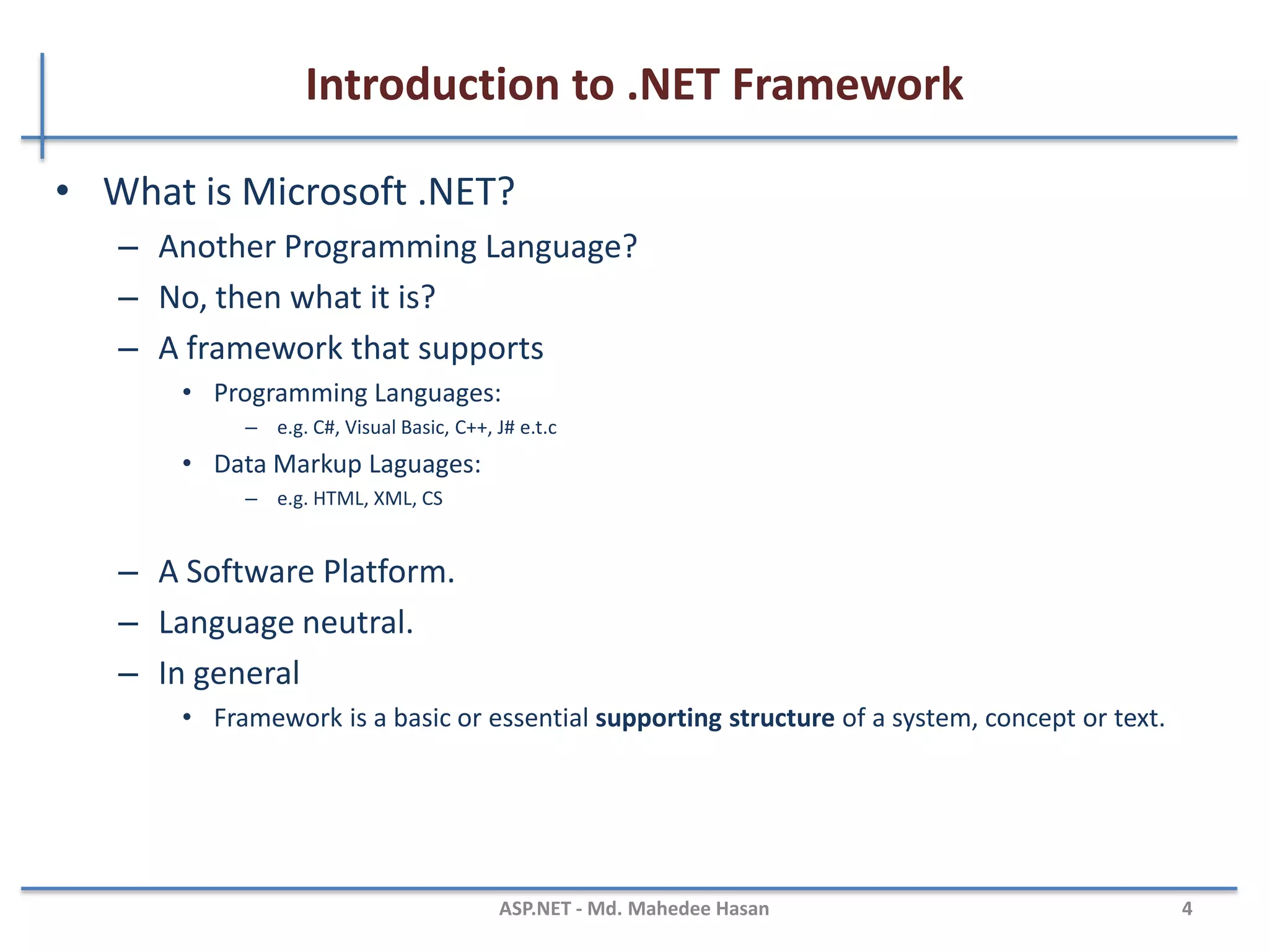 Part - I
MAHEDEE.NET 4
 