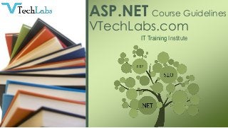 ASP.NET Course Guidelines
VTechLabs.com
IT Training Institute
 