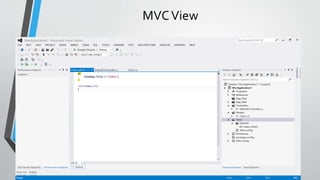 MVC View 
 