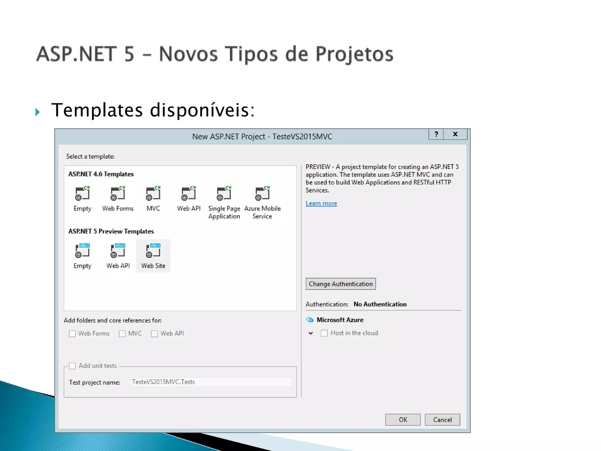  Templates disponíveis:
 