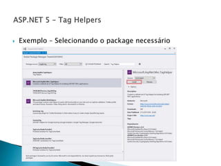  Exemplo – Selecionando o package necessário
 