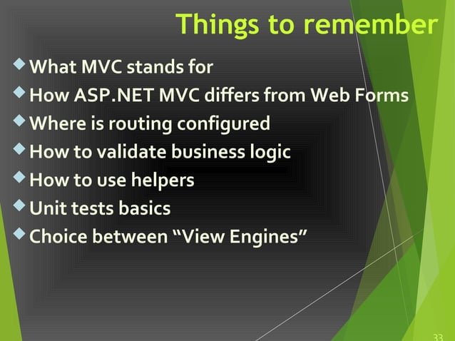 MVC ppt presentation | PPT