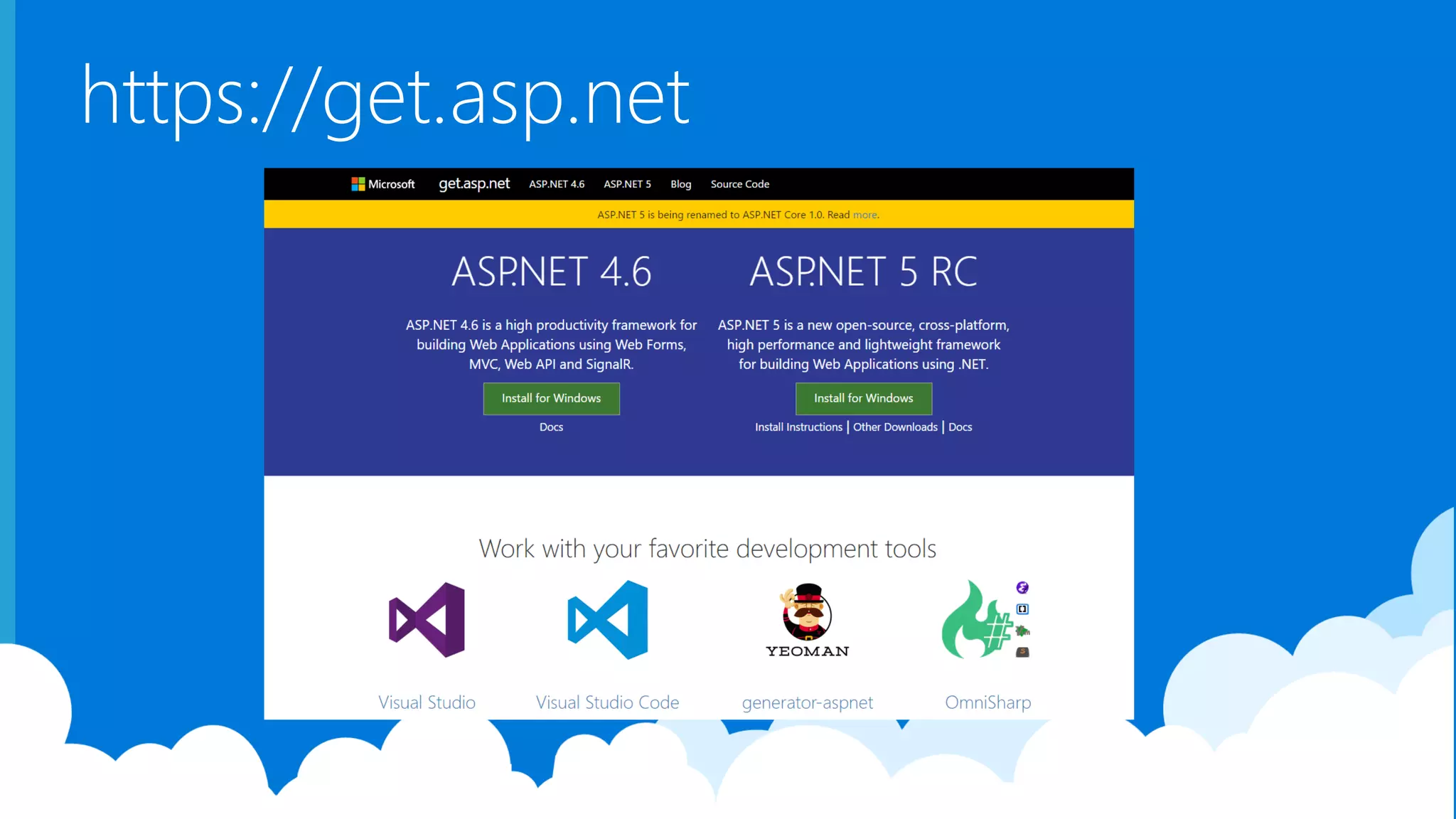 https://get.asp.net 