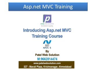 Asp.net MVC Training
 