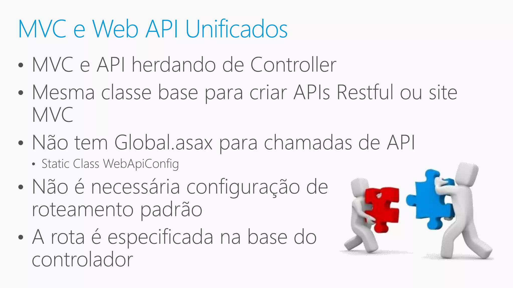 MVC e Web API Unificados