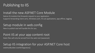 ASP.NET Core deployment options