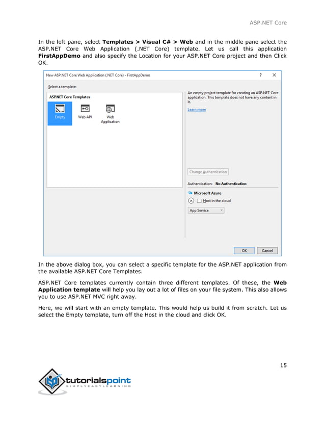 Asp.net core tutorial | PDF