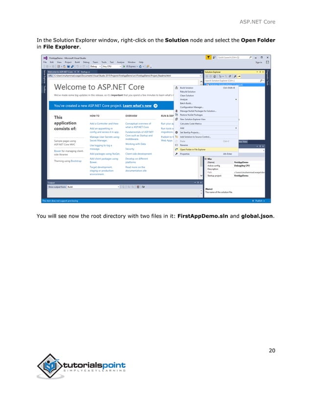 Asp.net core tutorial | PDF