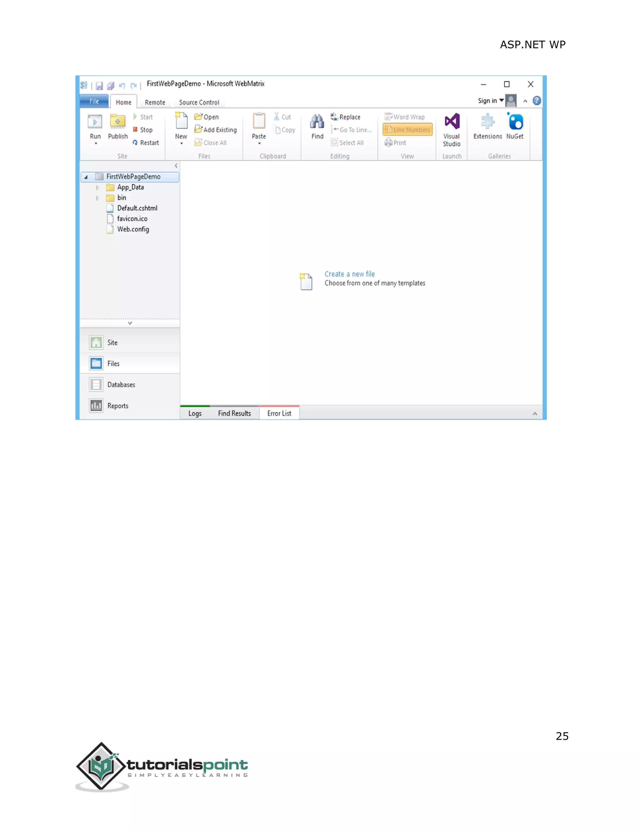 ASP.NET WP
25
 