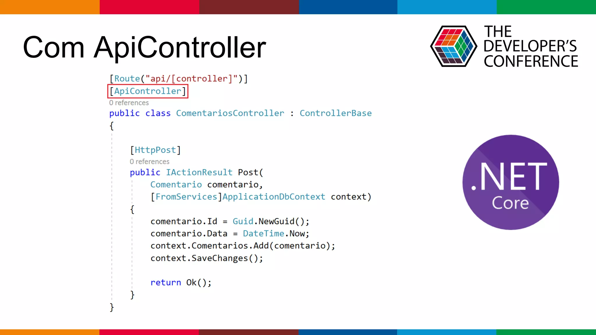 Globalcode – Open4education
Com ApiController
 