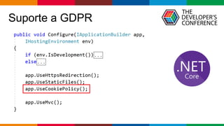 Globalcode – Open4education
Suporte a GDPR
 