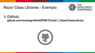 Globalcode – Open4education
Razor Class Libraries - Exemplo
GitHub:
github.com/renatogroffe/ASPNETCore2.1_RazorClassLibrary
 