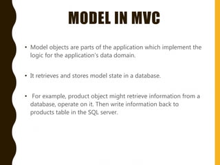 Asp.net mvc 5 ppt | PPTX | Web Development | Internet