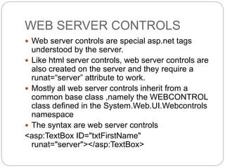 Unit - 1: ASP.NET Basic | PPTX