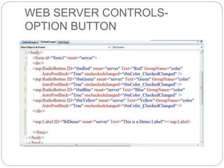 Unit - 1: ASP.NET Basic | PPTX