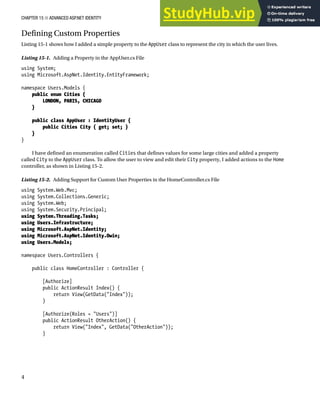 ASP.NET Identity | PDF