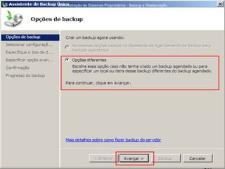 Administração de Sistemas Proprietários - Backup e Restauração
 