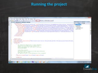 Running the project
 