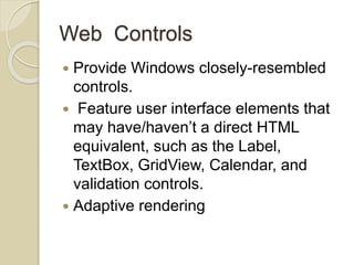 ASP.NET Lecture 1 | PPTX