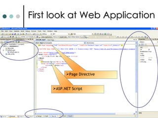 First look at Web Application Page Directive ASP.NET Script 