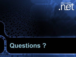 Questions ? 