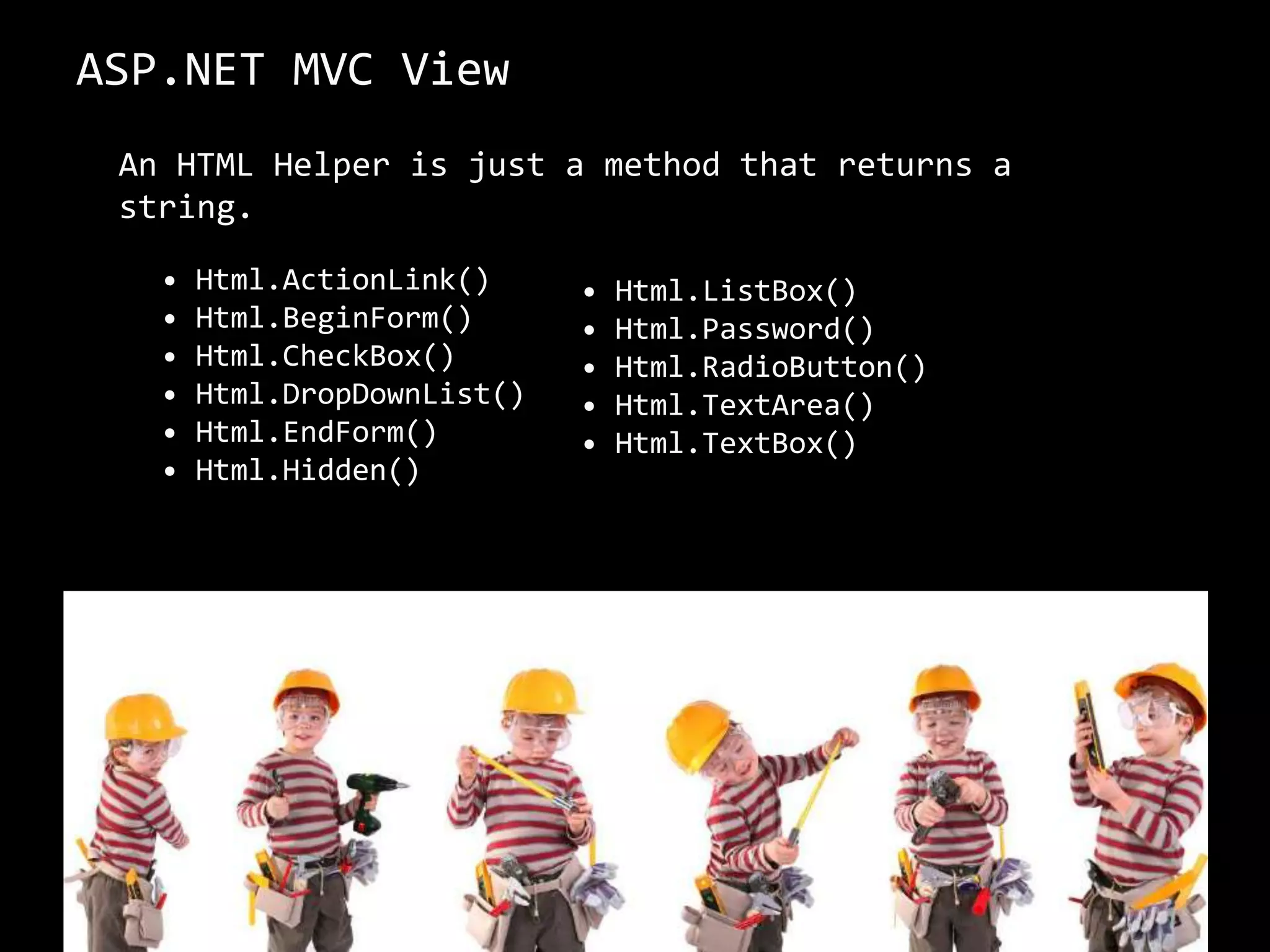 Controller [C]Controlling the flow of application execution