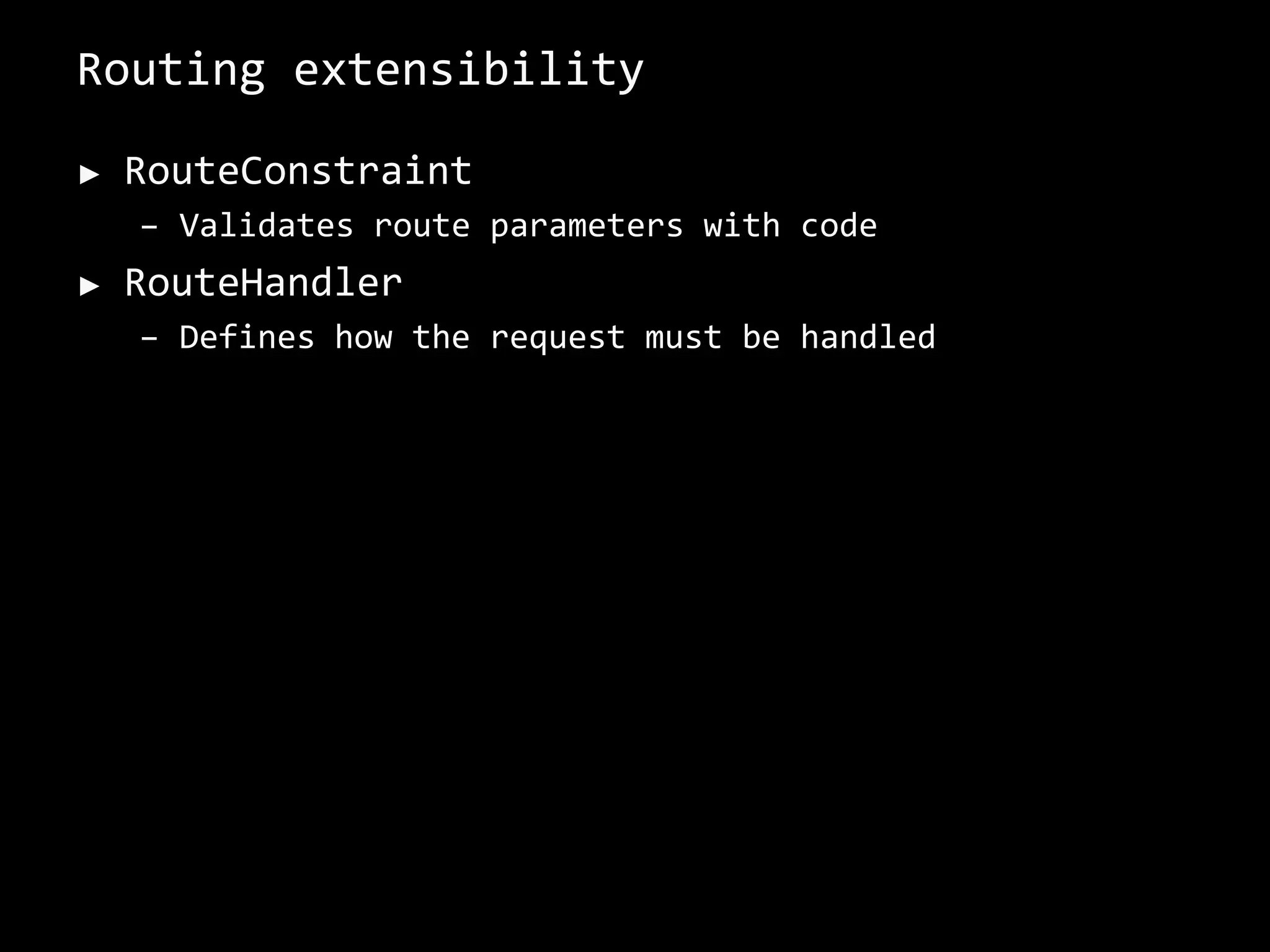 RedirectResult	=> redirection to a new URL. 