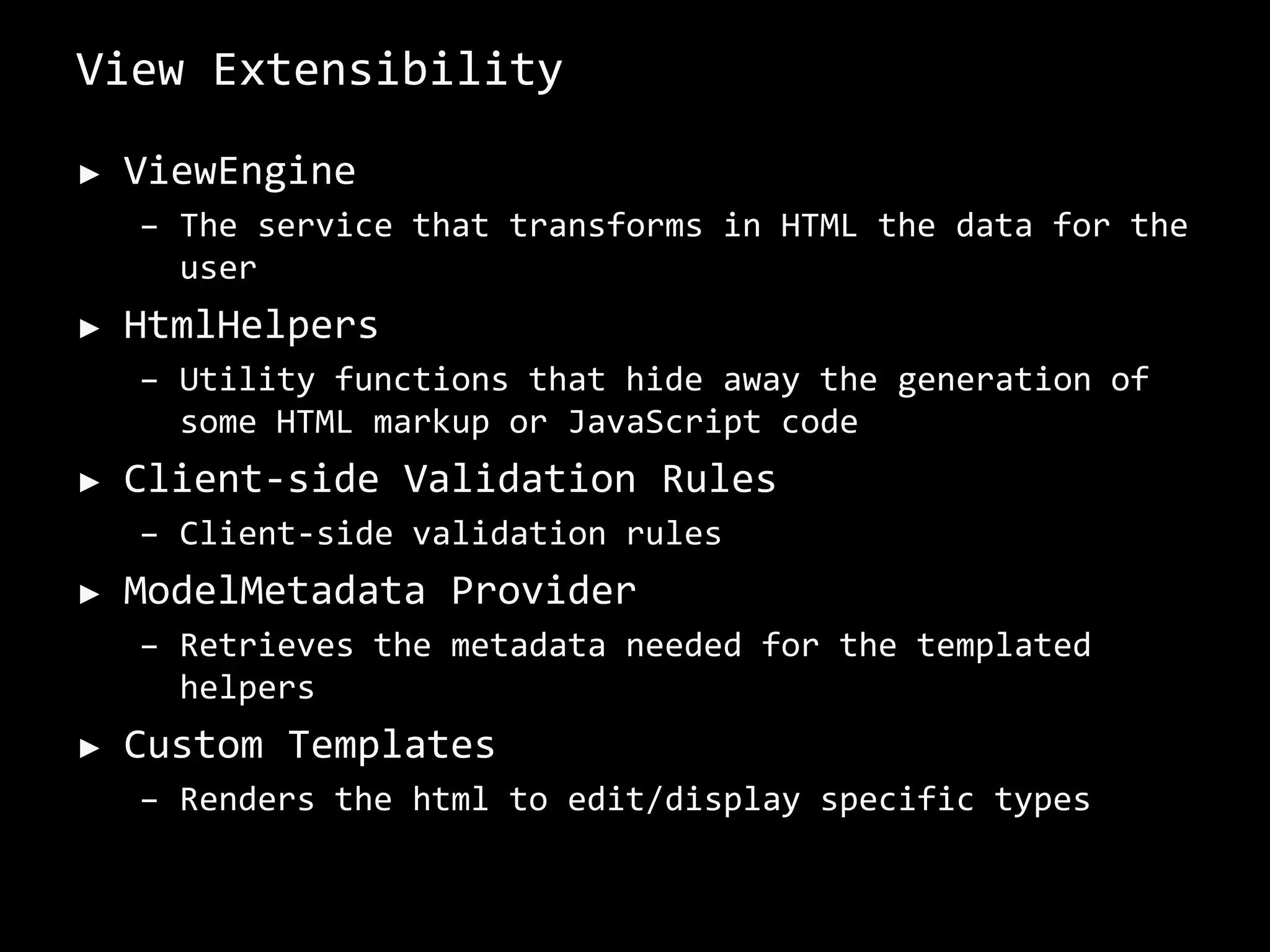 FileContentResult	=> downloadable file [with the binary content]. 