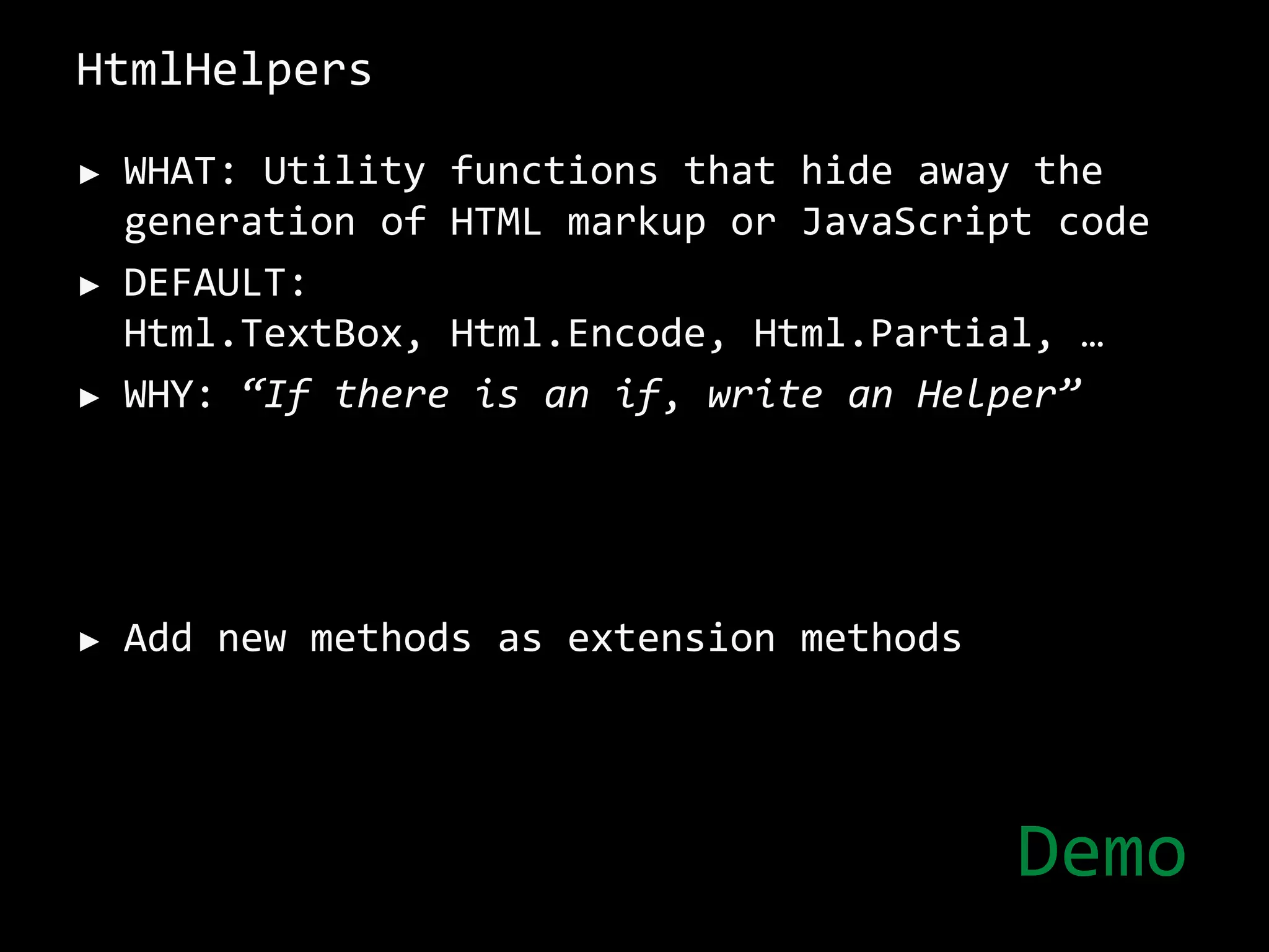 The default ASP.NET MVC Pipeline21