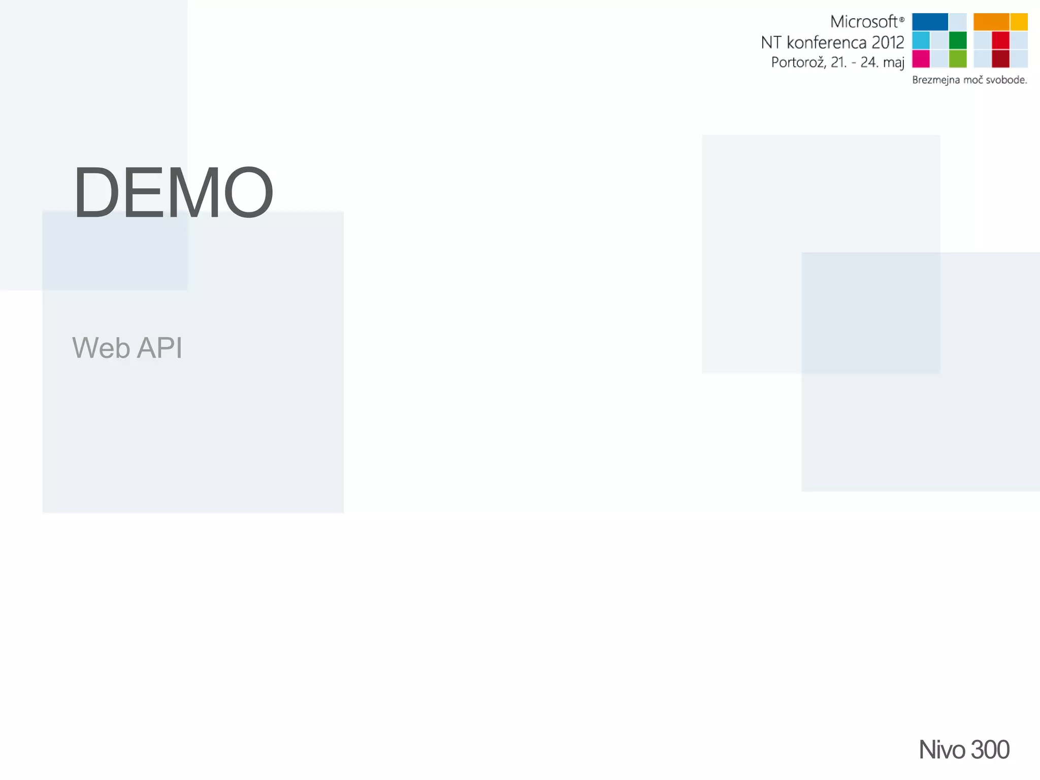 DEMO Web API Nivo 300 