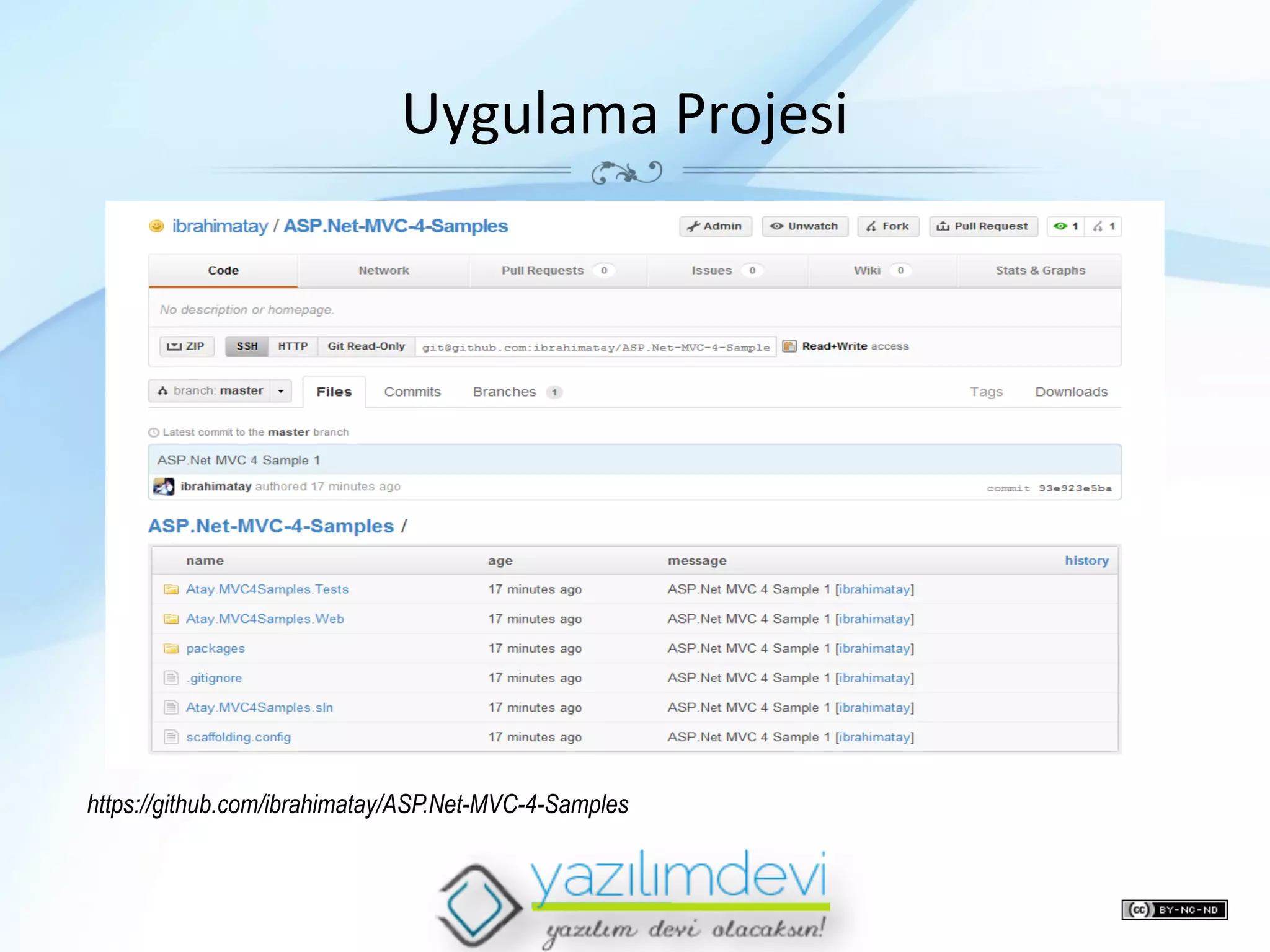 Uygulama	
  Projesi	
  

https://github.com/ibrahimatay/ASP.Net-MVC-4-Samples

 