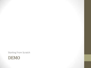 No TDD or IOC mantra today