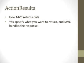 Just a basic discussion of MVCAgendaWhat is MVC?