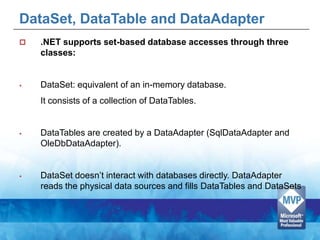 Memory Datatable C# and ASP.NET Code and Data-Access Security | PPTX