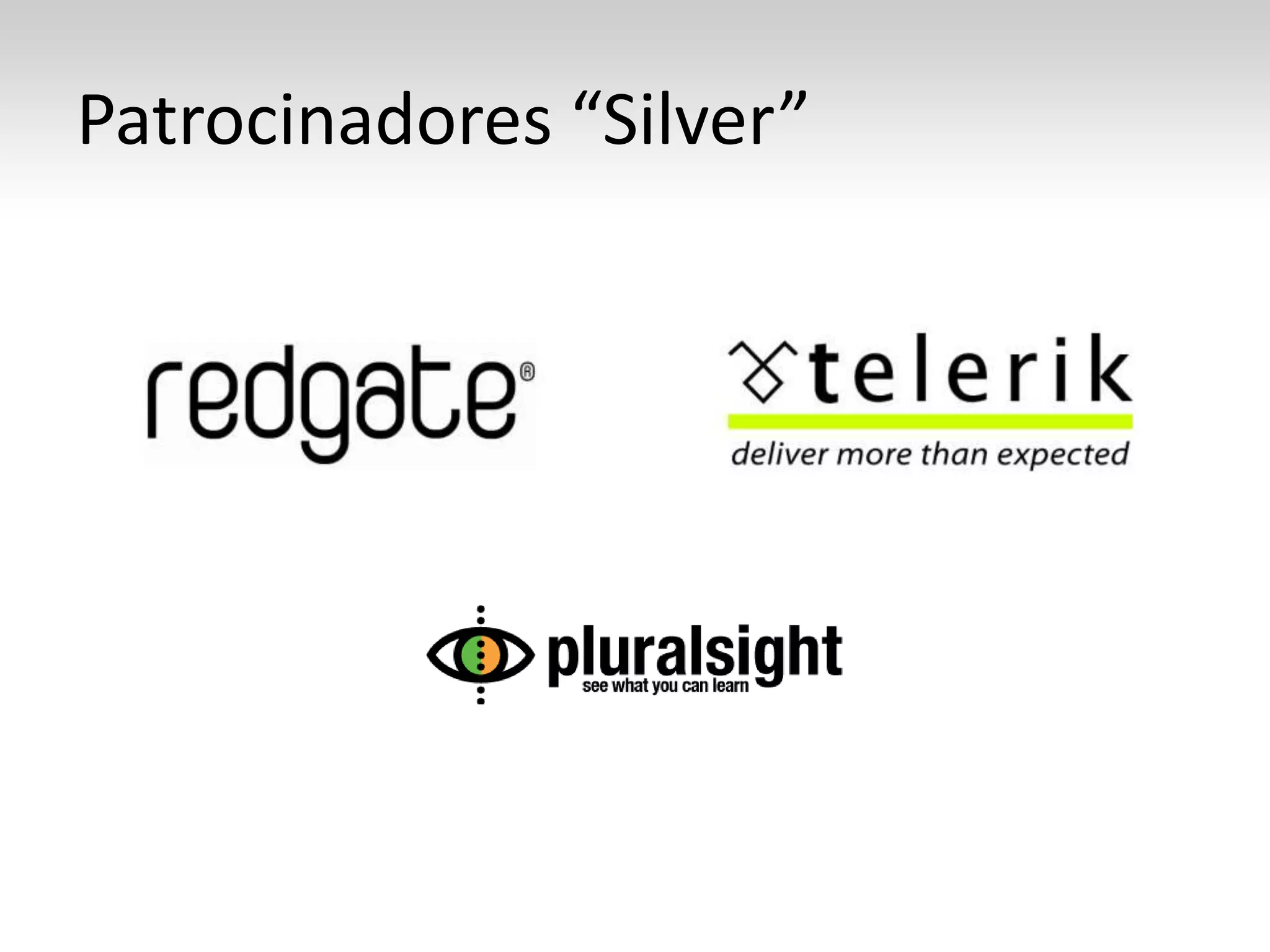 Patrocinadores “Silver”
 
