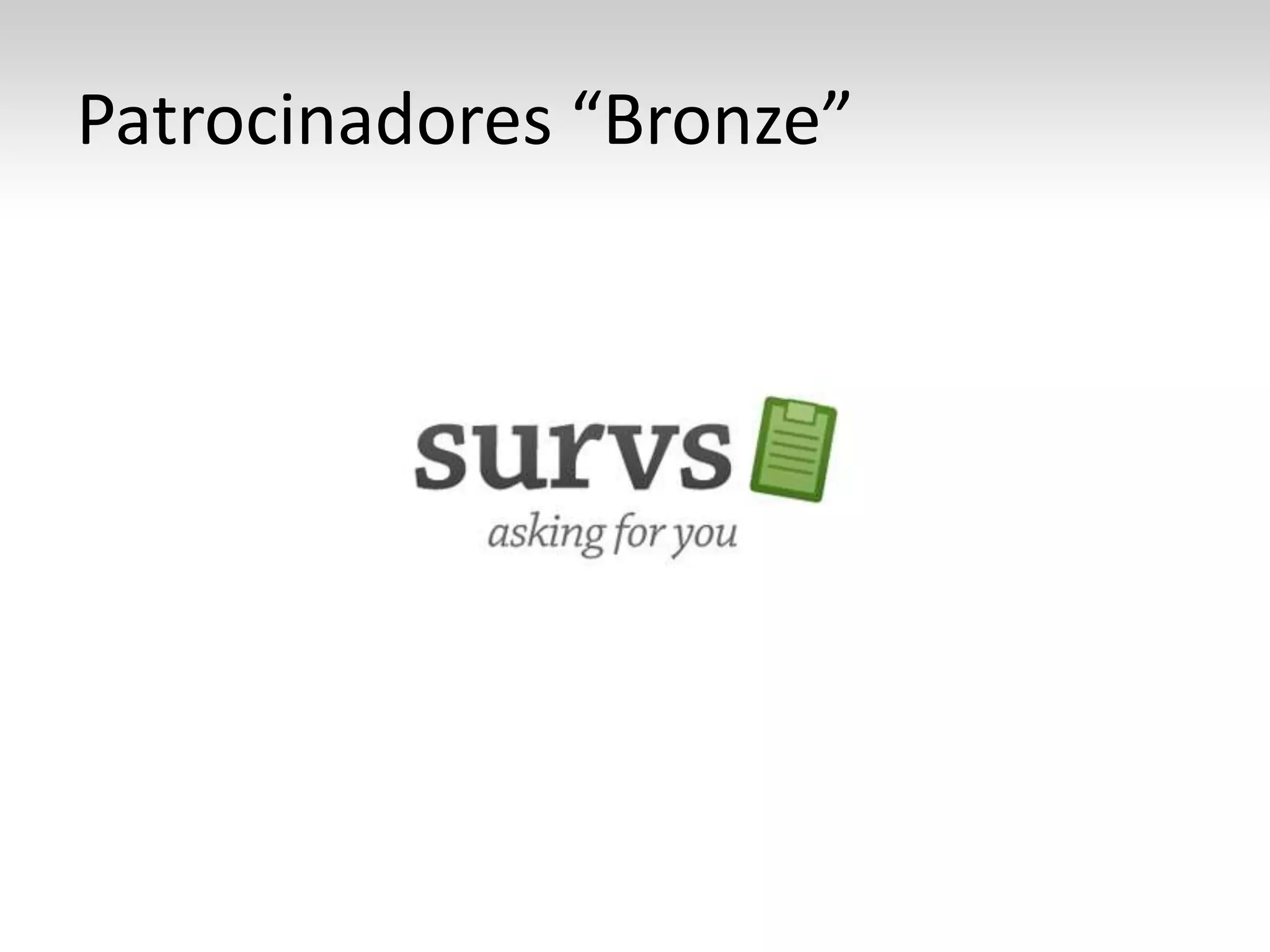 Patrocinadores “Bronze”
 