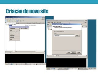 Criaçãodenovosite
 