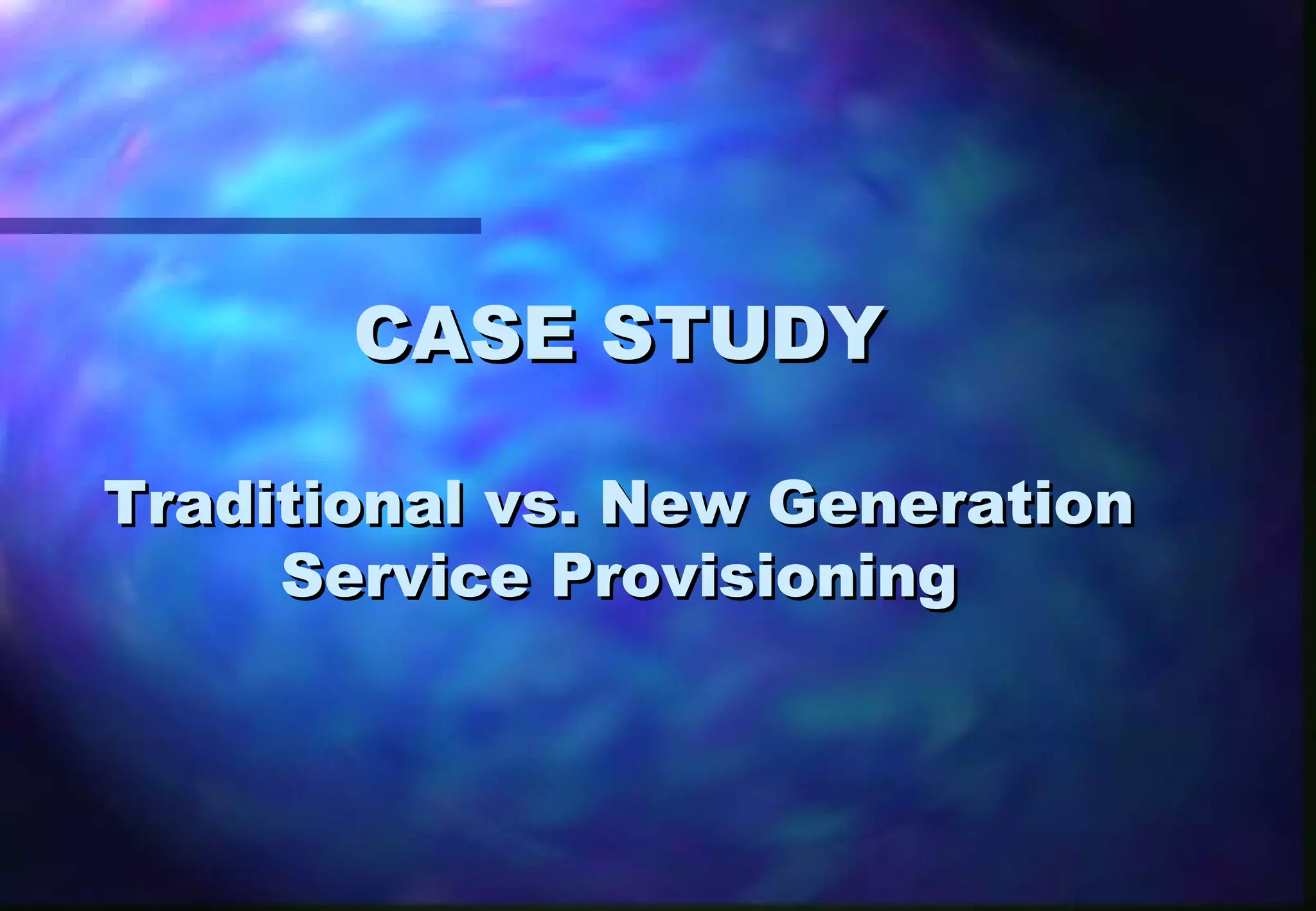 SASF Sodalia Adaptive Service Fulfilment Ginevra 1999 | PPT