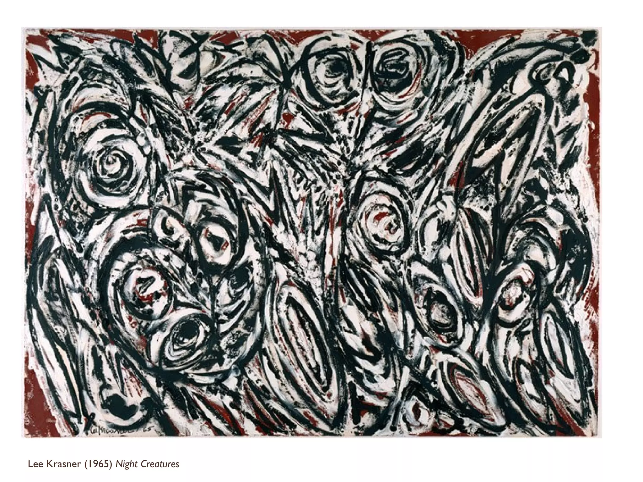 Lee Krasner (1965)  Night Creatures  