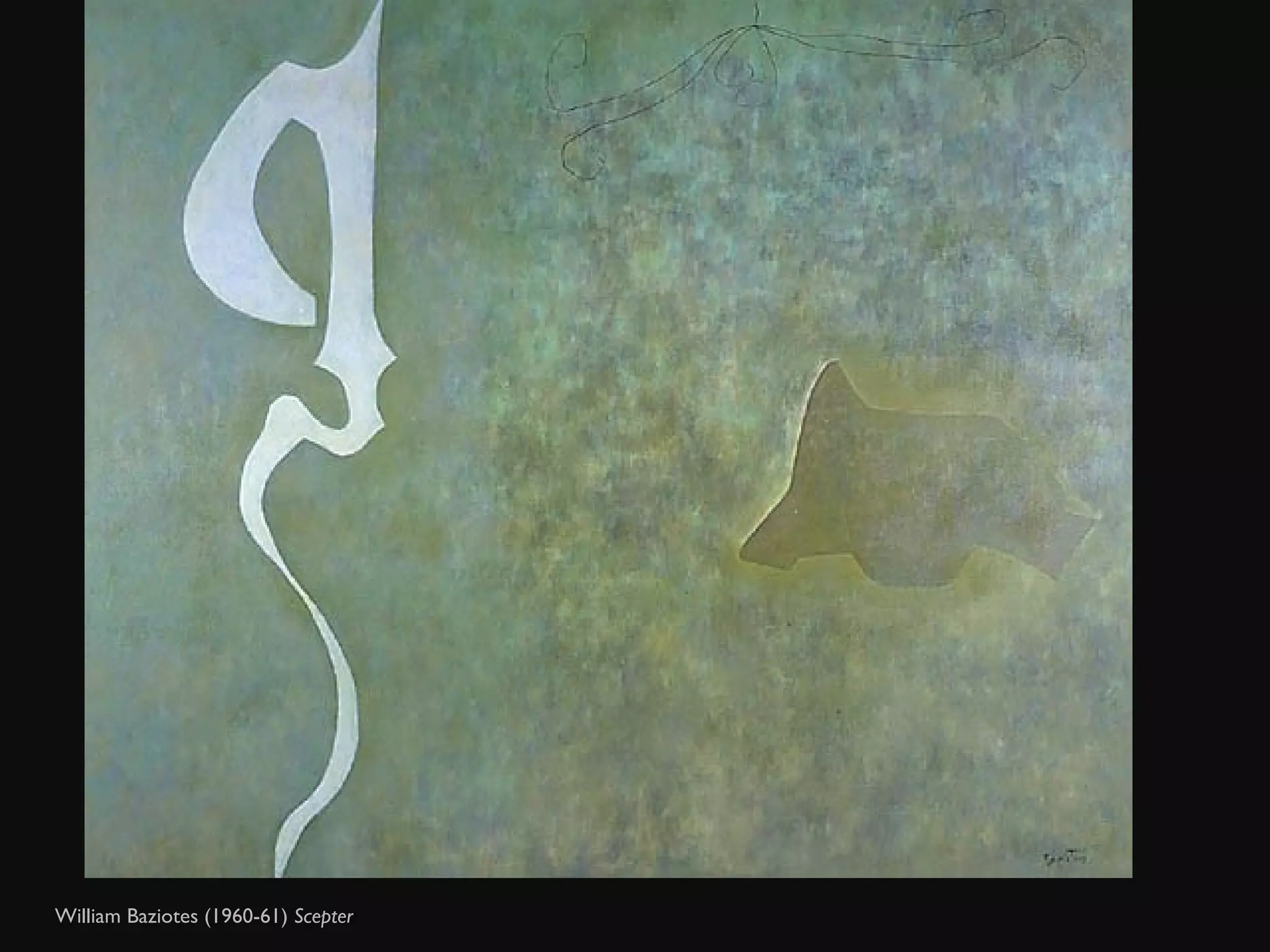 William Baziotes (1960-61)  Scepter  