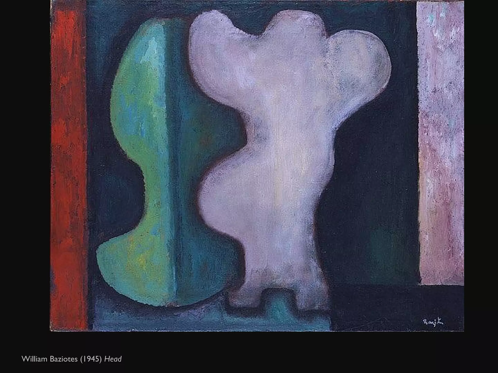 William Baziotes (1945)  Head  