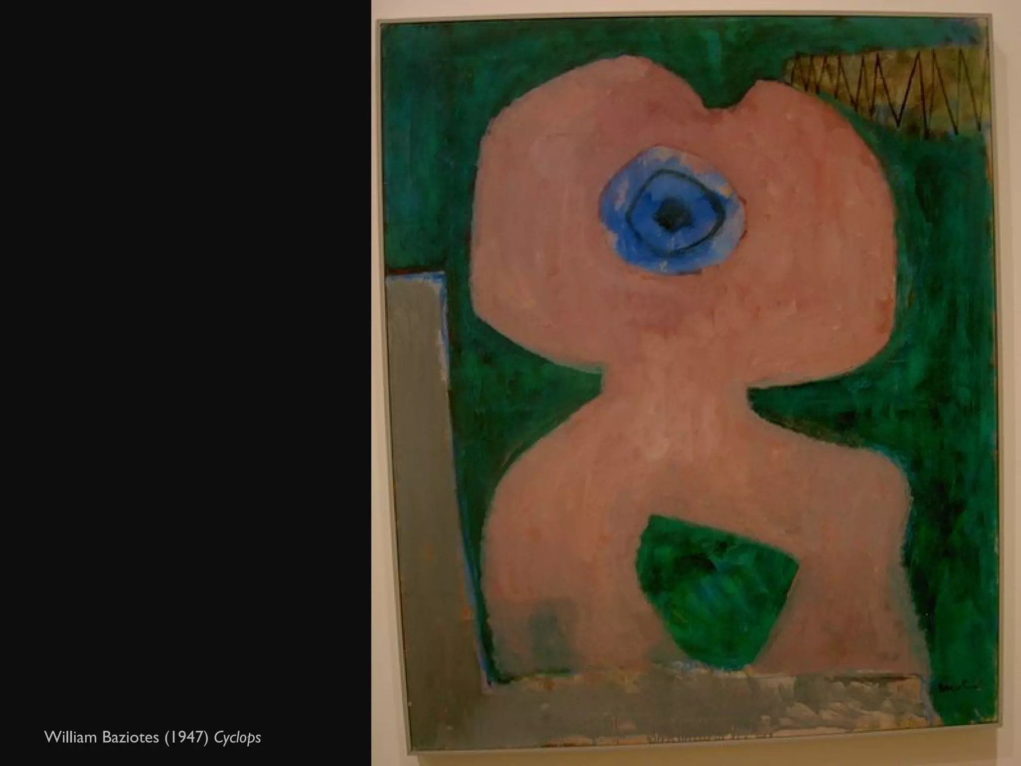 William Baziotes (1947)  Cyclops   