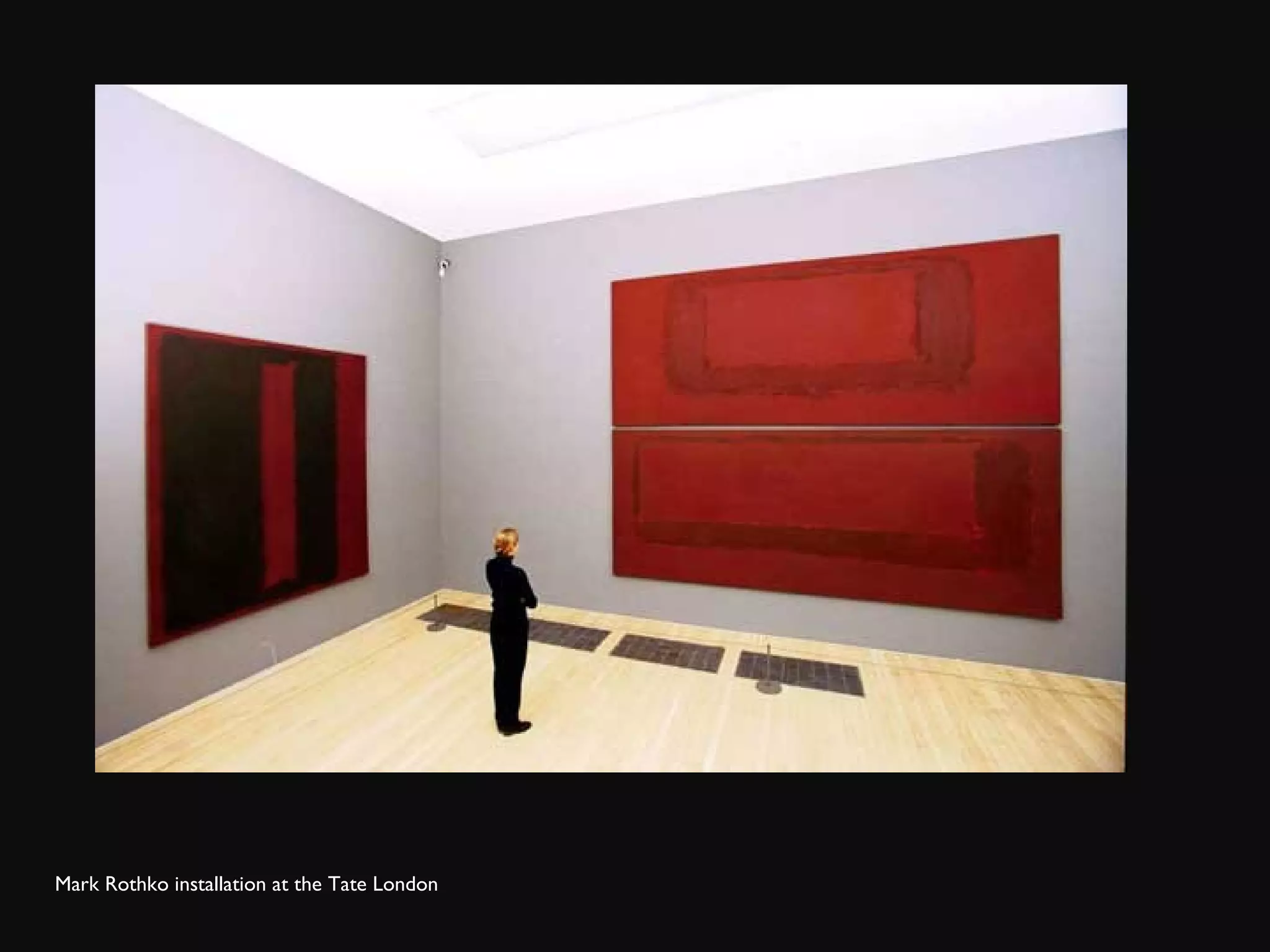 Mark Rothko installation at the Tate London 